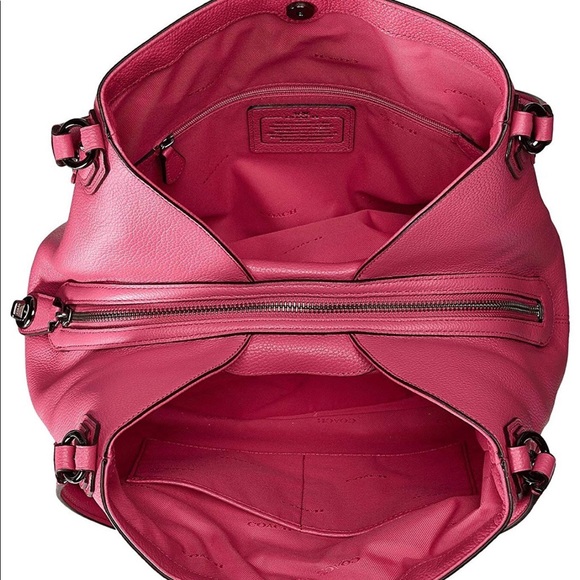 Coach Purse with Floral Rivets - Picture 5 of 5